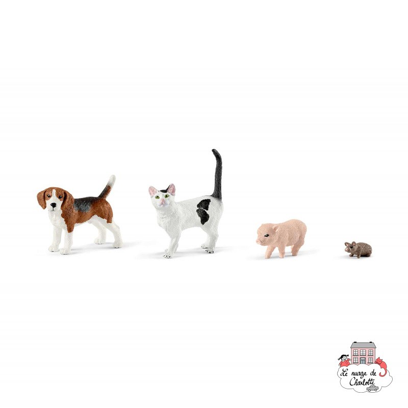 Ferme avec étable et animaux - SCH-42407 - Schleich - Figurines et accessoires - Le Nuage de Charlotte