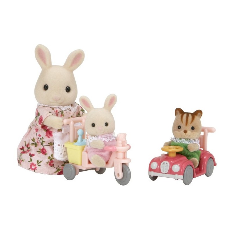 Tricycle et mini voiture bébé - EPO-5040 - Epoch - Sylvanian Families - Le Nuage de Charlotte