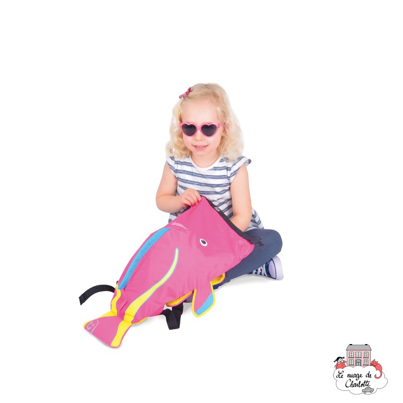 Trunki Sac à Dos M - Poisson Coral - TRU-9220250 - Trunki - Cartables et sac à dos - Le Nuage de Charlotte