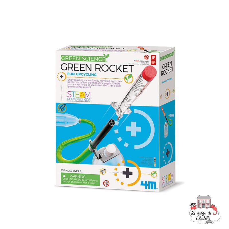 Green Rocket - 4M-5663298 - 4M - Educational kits - Le Nuage de Charlotte