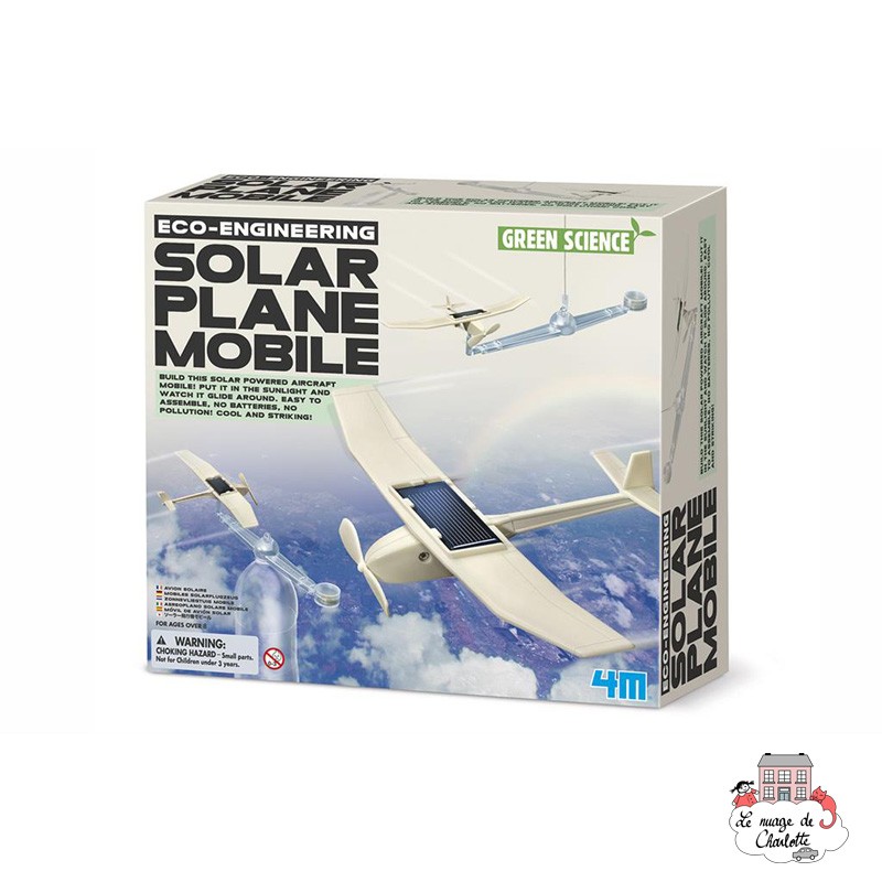 Solar Plane Mobile - 4M-5603376 - 4M - Educational kits - Le Nuage de Charlotte