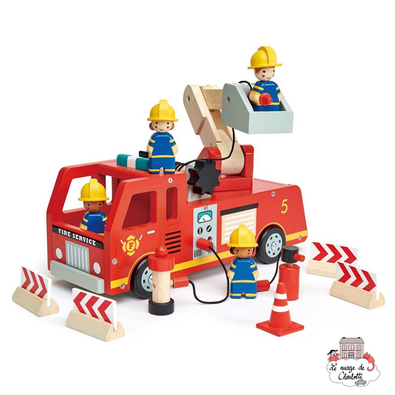 Fire Engine - TLT-8367 - Tender Leaf Toys - Figures and accessories - Le Nuage de Charlotte