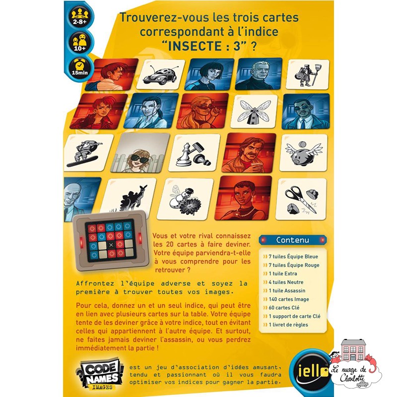 CodeNames Images - IEL-51362 - Iello - Board Games - Le Nuage de Charlotte