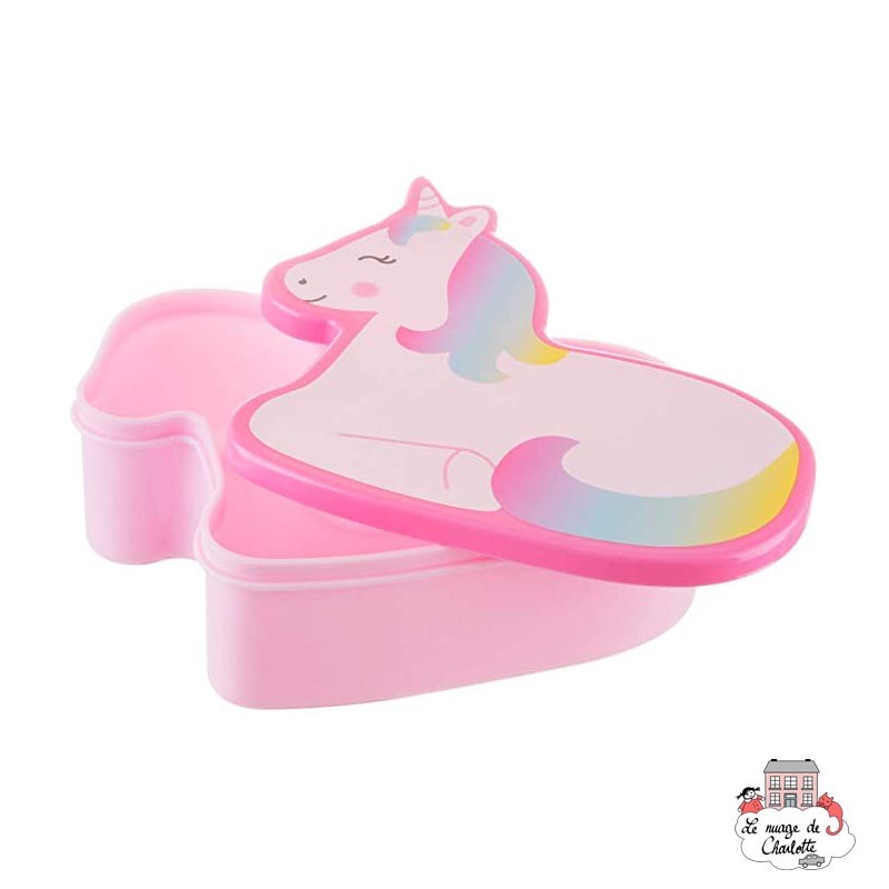 BETTY THE RAINBOW UNICORN SHAPED LUNCH BOX - S&B-MAXI045 - Sass & Belle - Lunch box, snack - Le Nuage de Charlotte