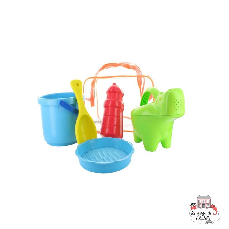 Hippo-Set fashion 5 pieces in a bag - SPI-7527 - Spielstabil - Sand and Playdough - Le Nuage de Charlotte