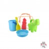 Hippo-Set fashion 5 pieces in a bag - SPI-7527 - Spielstabil - Sand and Playdough - Le Nuage de Charlotte