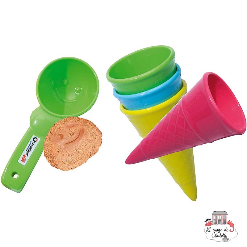 5-Piece Ice Cream Duo fashion - SPI-7416 - Spielstabil - Sand and Playdough - Le Nuage de Charlotte