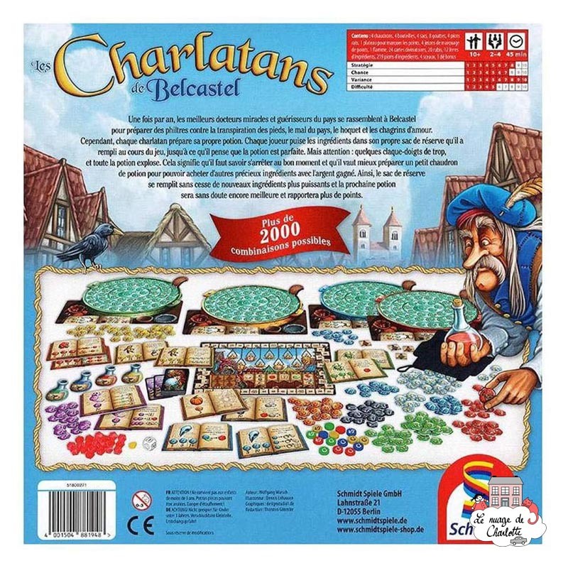 Les Charlatans de Belcastel - SDT-88194 - Schmidt - Board Games - Le Nuage de Charlotte