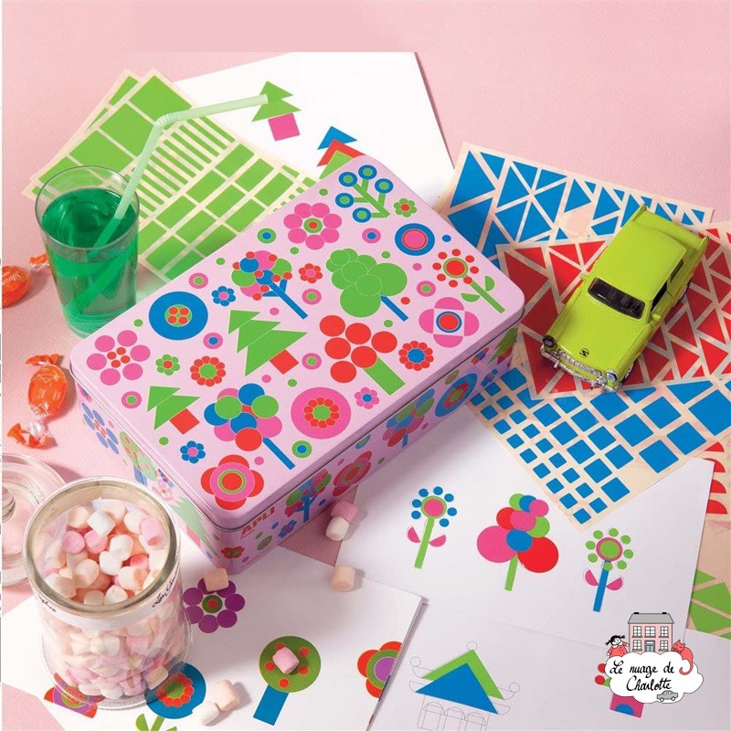 Jeu de Gommettes - Plantes - APL-13443 - APLI - Stickers et gommettes - Le Nuage de Charlotte