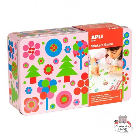 Jeu de Gommettes - Plantes - APL-13443 - APLI - Stickers et gommettes - Le Nuage de Charlotte