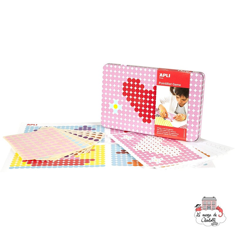 Sticker Set - Heart - APL-13441 - APLI - Stickers and gommettes - Le Nuage de Charlotte