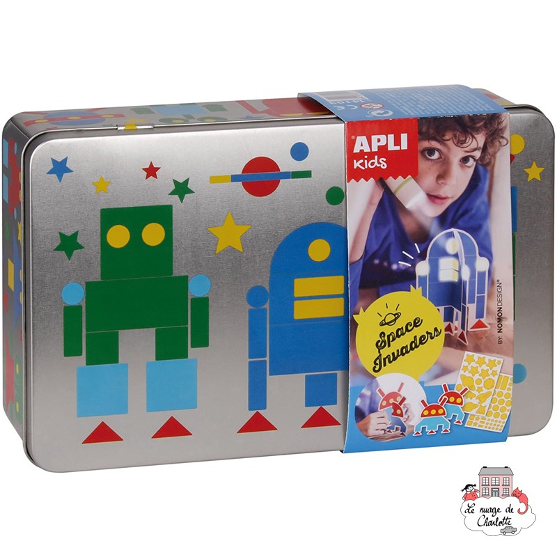 Space Invaders Box - APL-14103 - APLI - Stickers - Le Nuage de Charlotte