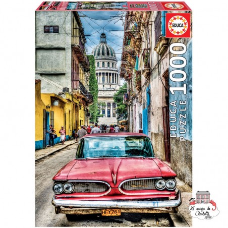 Vintage Car in Old Havana - EDU-16754 - Educa Borras - Puzzles for the bigger ones - Le Nuage de Charlotte