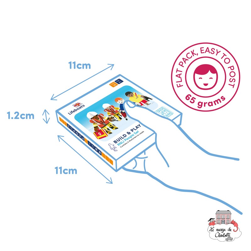 Playpress Set de personnages RNLI - PLP-S0005 - Playpress Toys - Figurines et accessoires - Le Nuage de Charlotte