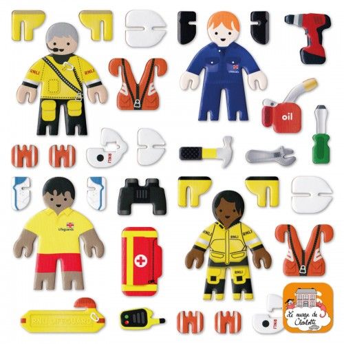 Playpress Set de personnages RNLI - PLP-S0005 - Playpress Toys - Figurines et accessoires - Le Nuage de Charlotte