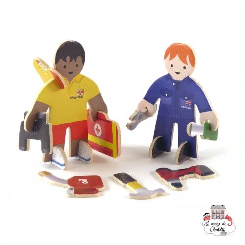 Playpress Set de personnages RNLI - PLP-S0005 - Playpress Toys - Figurines et accessoires - Le Nuage de Charlotte