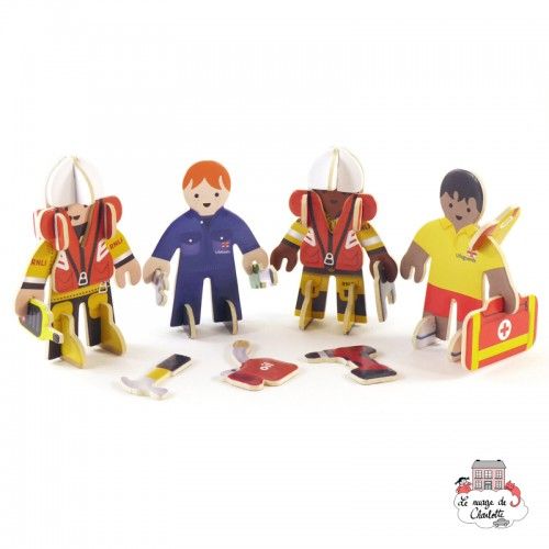 Playpress Set de personnages RNLI - PLP-S0005 - Playpress Toys - Figurines et accessoires - Le Nuage de Charlotte