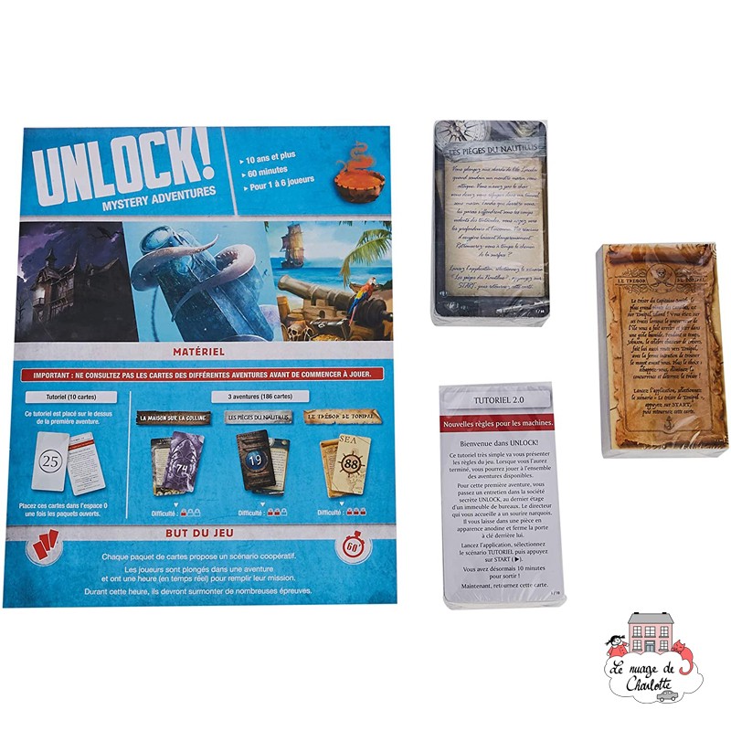 Unlock! - 2 - Mystery Adventures - SPC-191075 - Space Cowboys - Jeux de société - Le Nuage de Charlotte