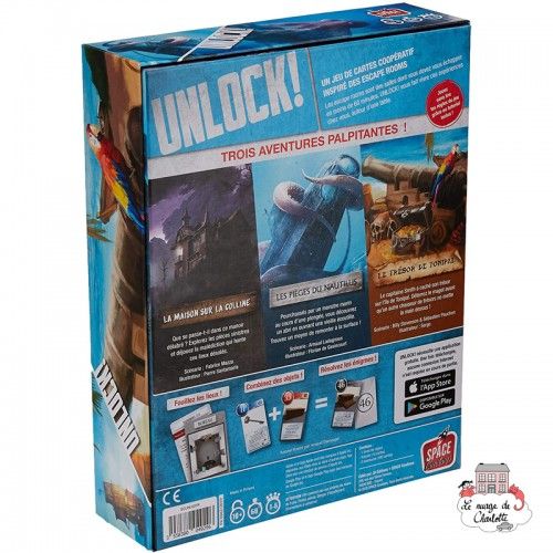 Unlock! - 2 - Mystery Adventures - SPC-191075 - Space Cowboys - Jeux de société - Le Nuage de Charlotte