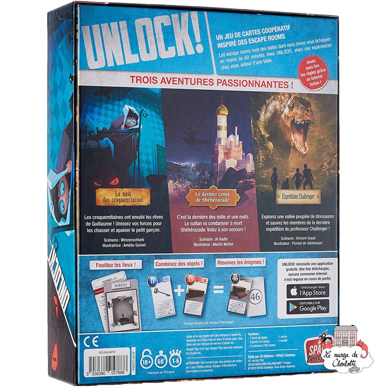 Unlock! - 4 - Exotic Adventures - SPC-191122 - Space Cowboys - Jeux de société - Le Nuage de Charlotte