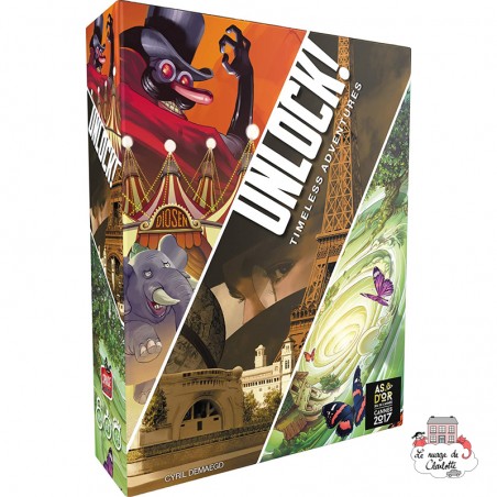 Unlock! - 6 - Timeless Adventures - SPC-191232 - Space Cowboys - Board Games - Le Nuage de Charlotte