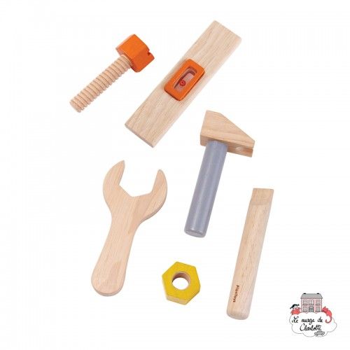 Ceinture porte outils - PLT-3485 - PlanToys - Construction et jardinage - Le Nuage de Charlotte