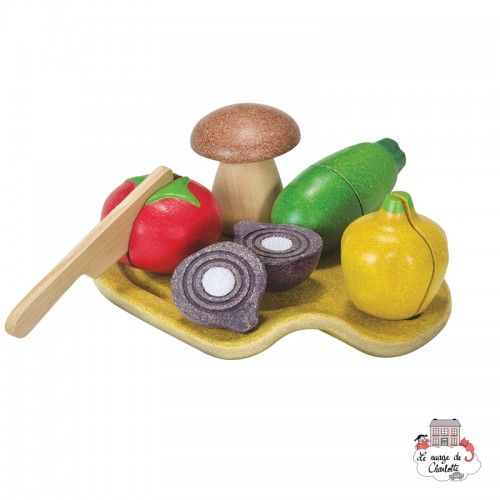 Assortiment de légumes - PLT-3601 - PlanToys - Epicerie - Le Nuage de Charlotte