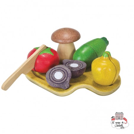 Assortiment de légumes - PLT-3601 - PlanToys - Epicerie - Le Nuage de Charlotte