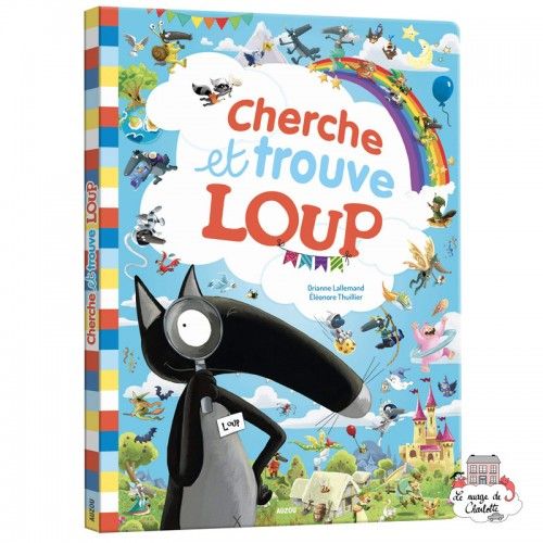 Cherche et trouve géant - Loup - AUZ-9782733899380 - Editions Auzou - Activity Books - Le Nuage de Charlotte