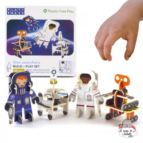 Playpress Star Searchers Build & Play Set - PLP-S0004 - Playpress Toys - Figures and accessories - Le Nuage de Charlotte