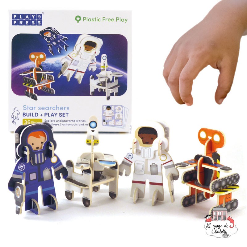 Playpress Star Searchers Build & Play Set - PLP-S0004 - Playpress Toys - Figures and accessories - Le Nuage de Charlotte