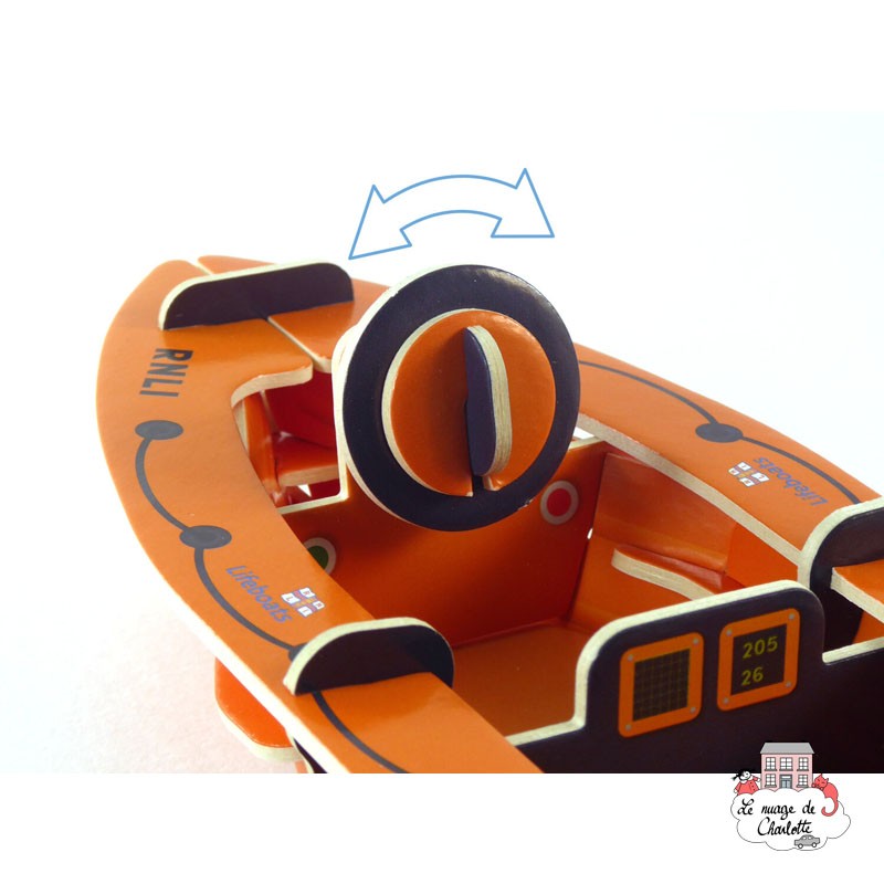 Playpress RNLI Lifeboat Eco Friendly Playset - PLP-M0010 - Playpress Toys - Figures and accessories - Le Nuage de Charlotte