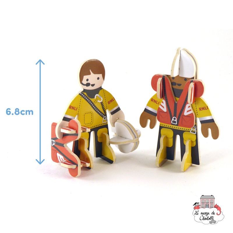 Playpress RNLI Set Canot de sauvetage - PLP-M0010 - Playpress Toys - Figurines et accessoires - Le Nuage de Charlotte