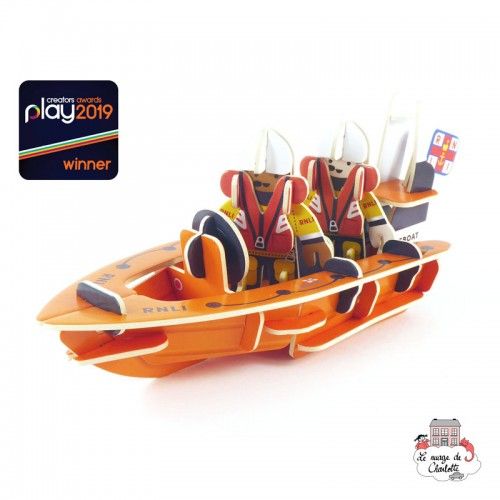 Playpress RNLI Set Canot de sauvetage - PLP-M0010 - Playpress Toys - Figurines et accessoires - Le Nuage de Charlotte