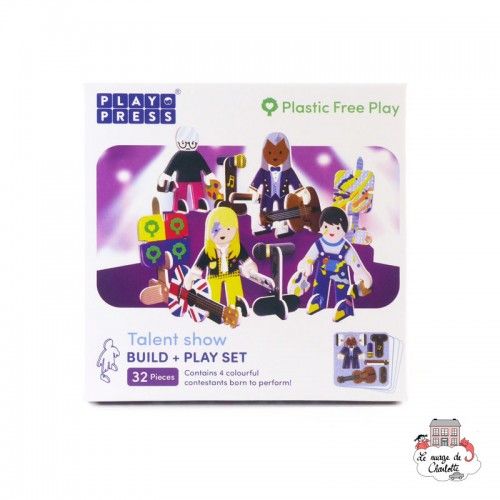 Playpress Set Artistes et interprètes - PLP-S0001 - Playpress Toys - Figurines et accessoires - Le Nuage de Charlotte