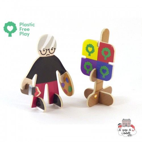 Playpress Artist & Performers Eco Friendly Playset - PLP-S0001 - Playpress Toys - Figures and accessories - Le Nuage de Charl...