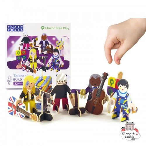 Playpress Set Artistes et interprètes - PLP-S0001 - Playpress Toys - Figurines et accessoires - Le Nuage de Charlotte