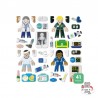 Playpress Set Docteur et Infirmière - PLP-S0003 - Playpress Toys - Figurines et accessoires - Le Nuage de Charlotte