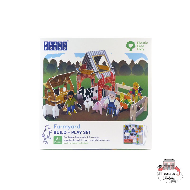 Farm Build and Play Set - PLP-L0001 - Playpress Toys - Figures and accessories - Le Nuage de Charlotte