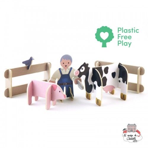 Playpress Cour de Ferme - PLP-L0001 - Playpress Toys - Figurines et accessoires - Le Nuage de Charlotte