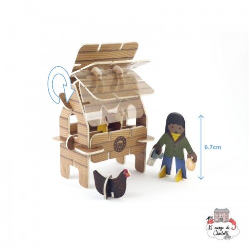 Playpress Cour de Ferme - PLP-L0001 - Playpress Toys - Figurines et accessoires - Le Nuage de Charlotte