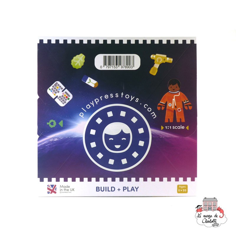 Space Station Eco Friendly Playset - PLP-XL0001 - Playpress Toys - Figures and accessories - Le Nuage de Charlotte