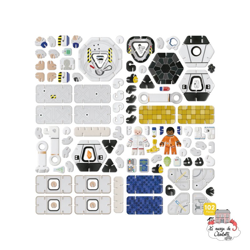 Space Station Eco Friendly Playset - PLP-XL0001 - Playpress Toys - Figures and accessories - Le Nuage de Charlotte