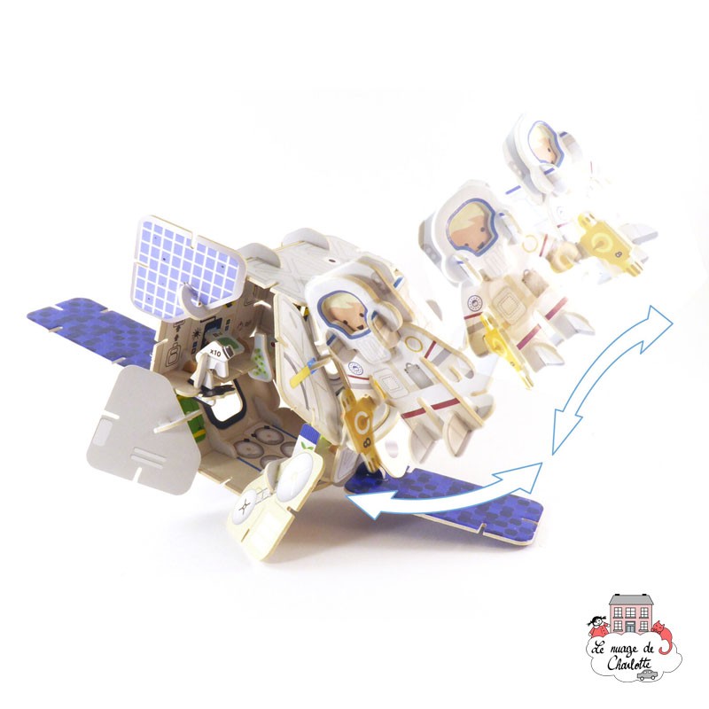 Space Station Eco Friendly Playset - PLP-XL0001 - Playpress Toys - Figures and accessories - Le Nuage de Charlotte