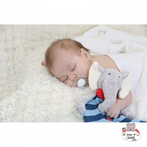 Doudou plat Elephant - SIG-48935 - sigikid - Mes Doudous - Le Nuage de Charlotte