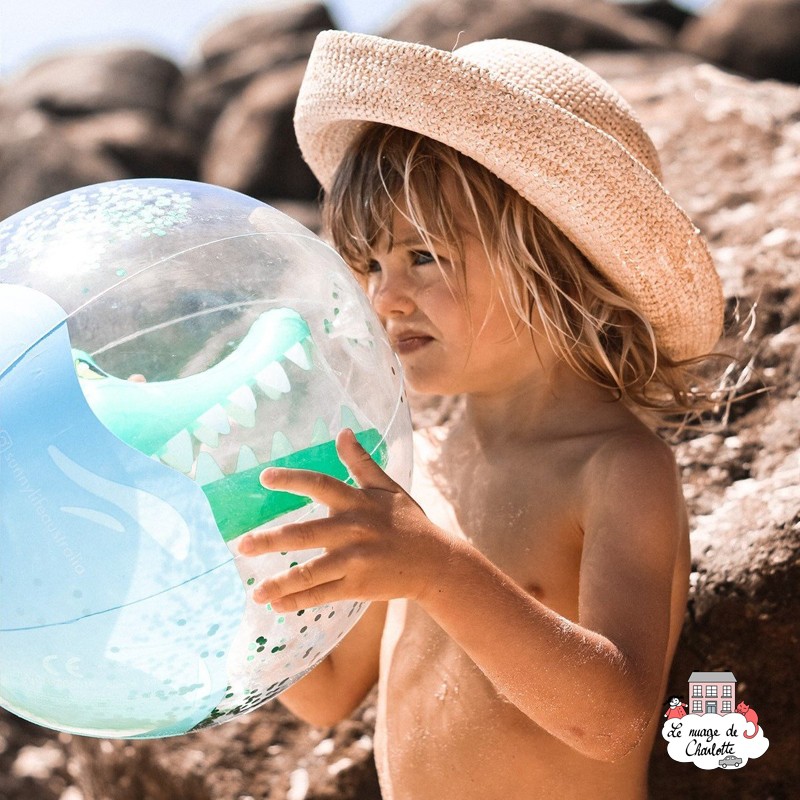 Inflatable Beach Ball - 3D CROC - SUL-S0PBAMCZ - SunnyLIFE - Outdoor Play - Le Nuage de Charlotte