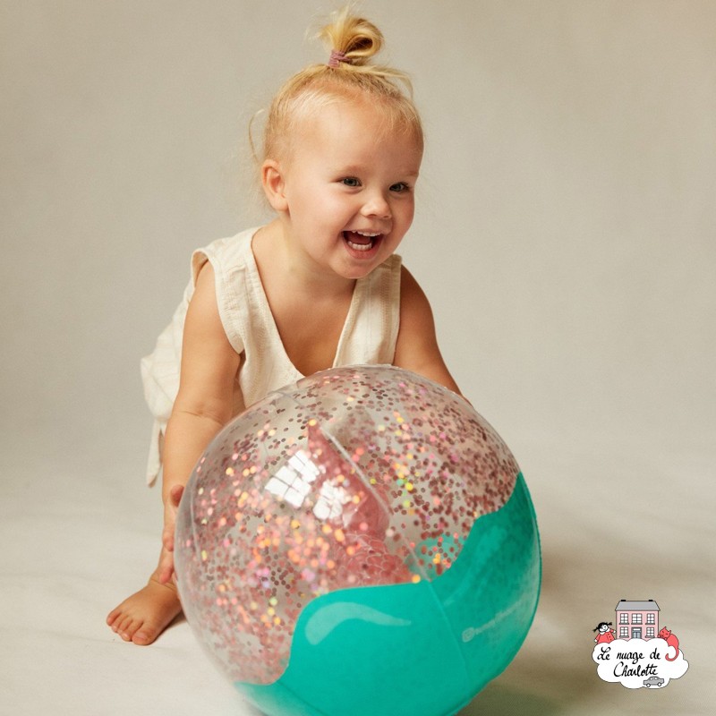 Inflatable Beach Ball - 3D Mermaid - SUL-S0PBAMME - SunnyLIFE - Outdoor Play - Le Nuage de Charlotte