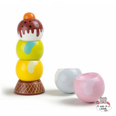 Ice Cream Stacking Game - SMF-5889 - Small Foot - Play Food - Le Nuage de Charlotte