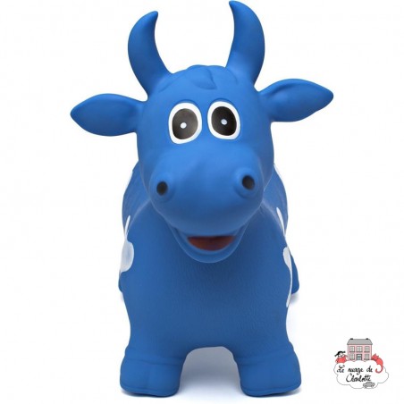 Hippy Skippy Vache - bleue - HSY-120011 - Hippy Skippy - Ballons sauteurs - Le Nuage de Charlotte