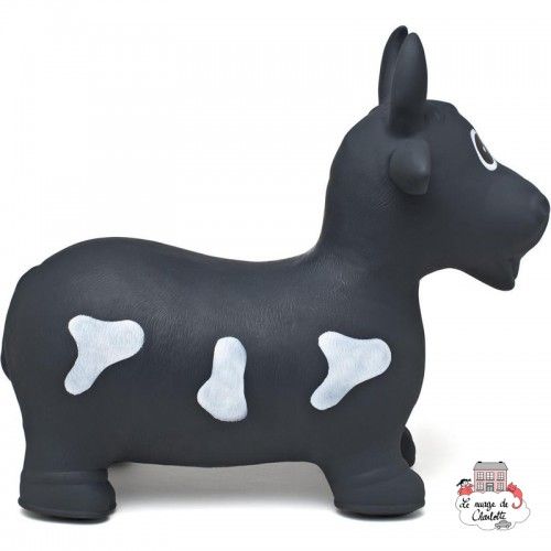 Hippy Skippy Vache - noire - HSY-120018 - Hippy Skippy - Ballons sauteurs - Le Nuage de Charlotte